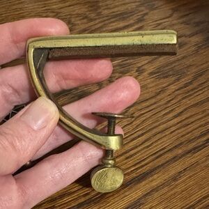 Vintage Brass Clamp / capo